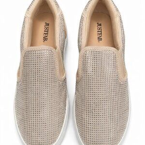 JustFab Sparkle Slip On Sneaker